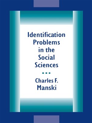 cover image of Identification Problems in the Social Sciences